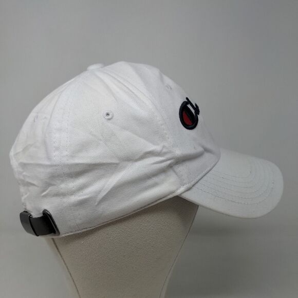 Champion Men's Slideback Hat White Size OSFM Embroidered Big Logo Cotton - Picture 6 of 11